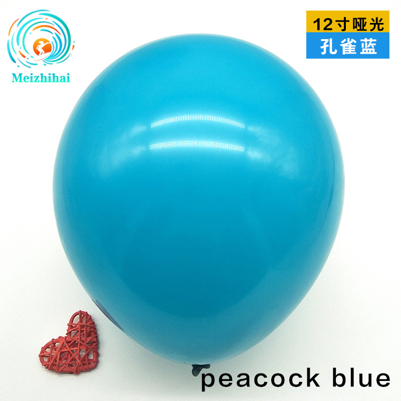 Balloon Wholesale 12-Inch Rubber Balloons Matte Matte 12-Inch Thickened 2.8 Grams
