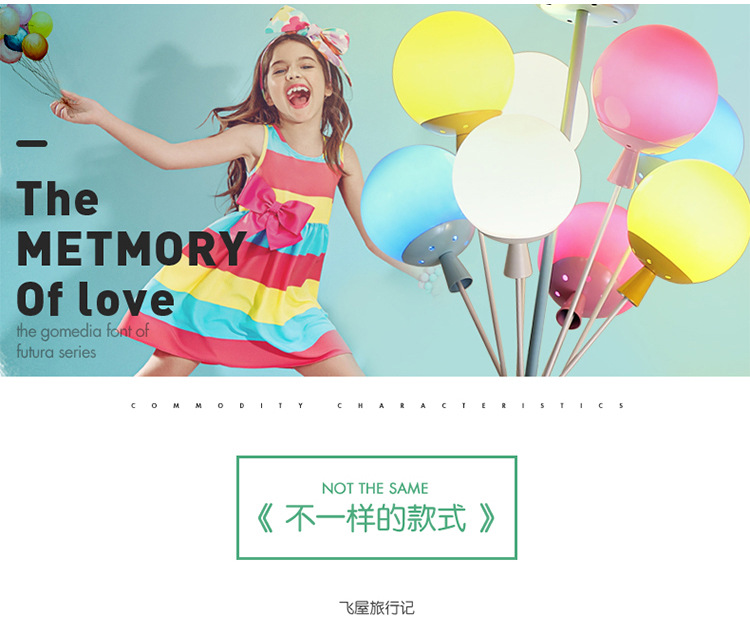 Children room balloon ceiling light sweet romantic bedroom light boy modern simple girl creative room lamps Children room balloon ceiling light sweet romantic bedroom light boy modern simple girl creative room lamps