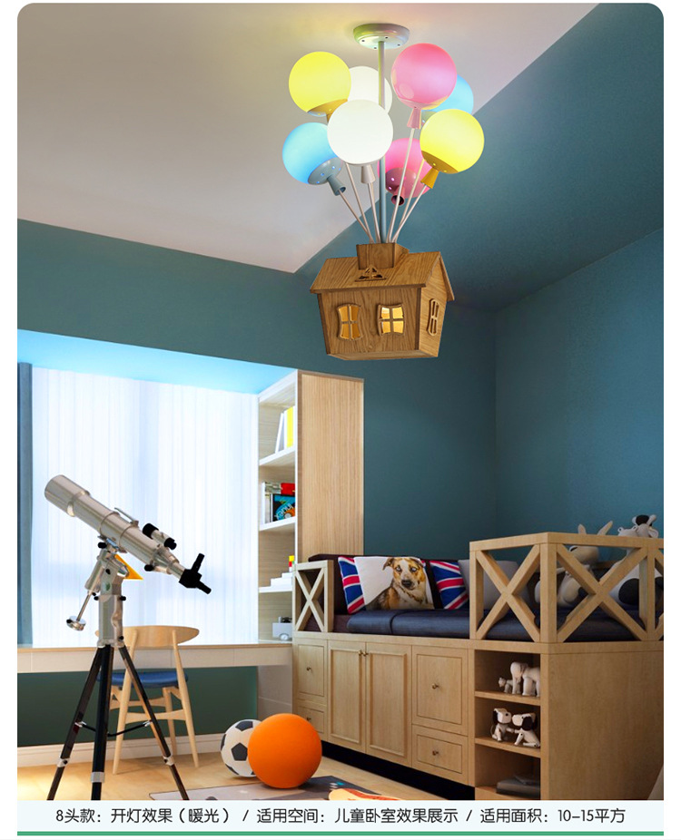 Children room balloon ceiling light sweet romantic bedroom light boy modern simple girl creative room lamps Children room balloon ceiling light sweet romantic bedroom light boy modern simple girl creative room lamps