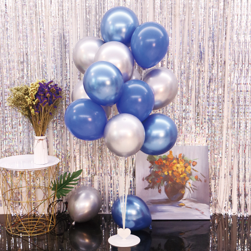 National Day Floating Balloon Bracket Opening Table Drifting Internet Celebrity Birthday Party Decoration Column Road Lead Wedding Scene Layout