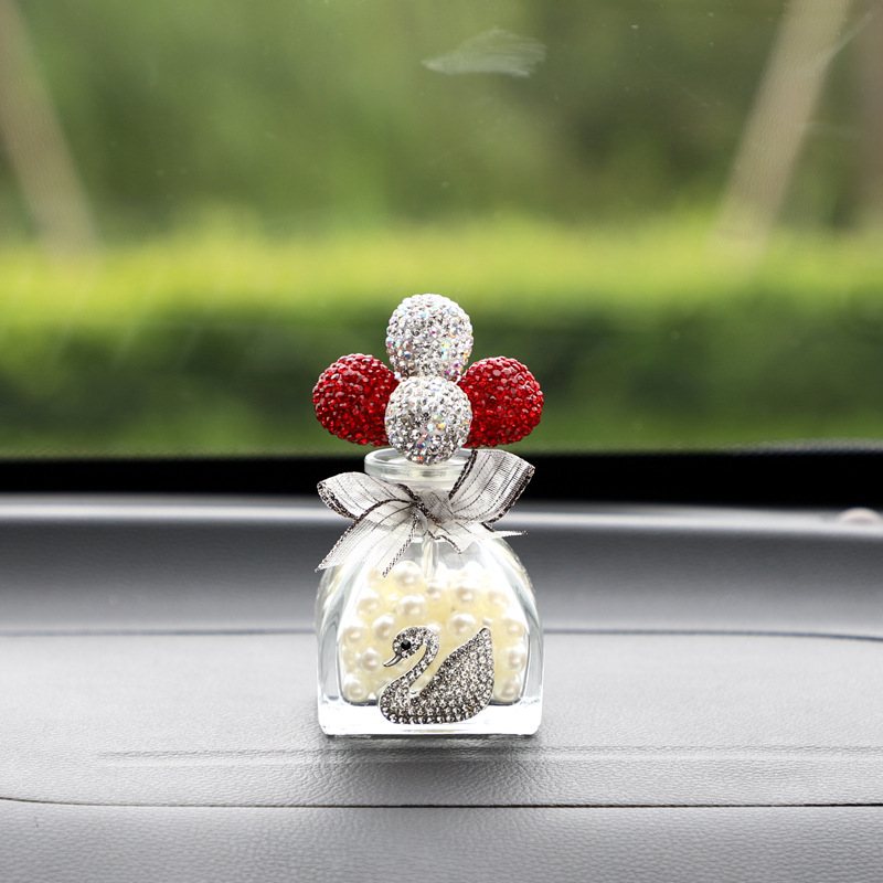 Diamond-Embedded Confession Balloon Car Perfume Bottle Goddess Style Car Decoration Center Console Decoration Starry Sky Diamond-Embedded Confession Balloon Car Perfume Bottle Goddess Style Car Decoration Center Console Decoration Starry Sky