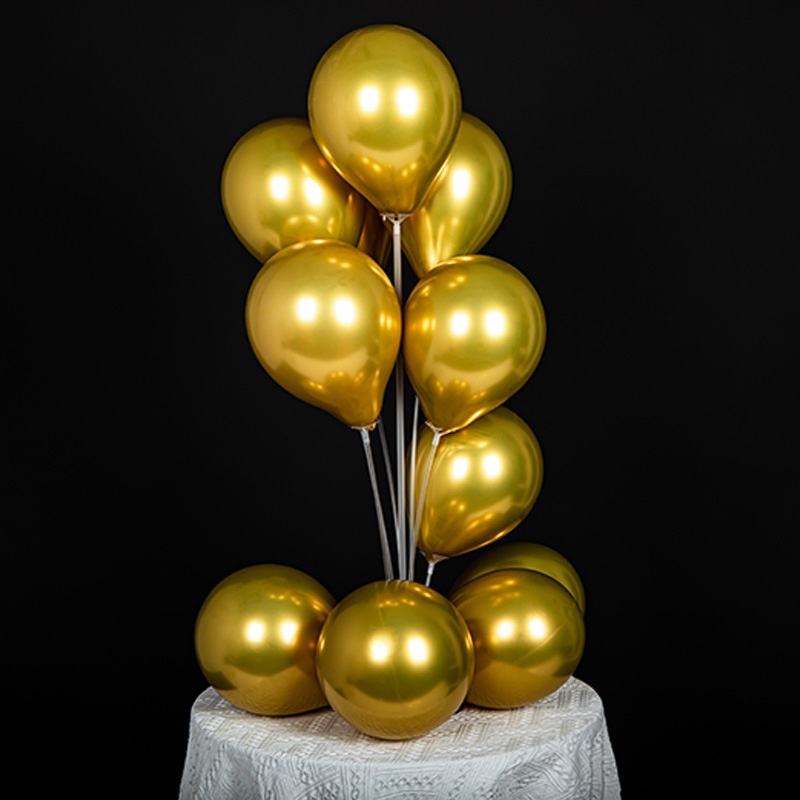 Balloon Wedding Rubber Balloons Romantic Wedding Room Decorative Double-Layer Thickened Pomegranate Red Balloon Package