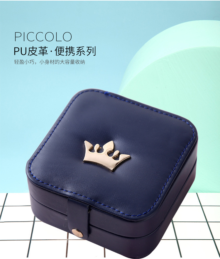 Manufacturers Supply Jewelry Box Princess European Jewelry Storage Box Earrings Wedding and Birthday Gift Ring Box
