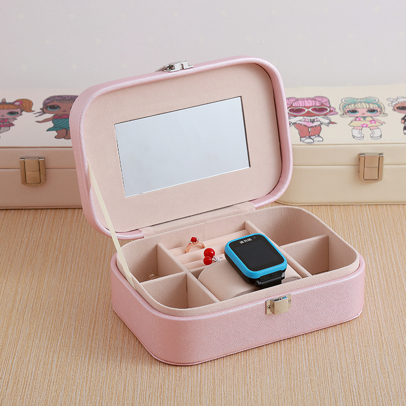 Factory Direct Sales Jewelry Box Jewelry Storage Box Korean Watch Necklace Ear Stud Ring Box Simple Packing Box