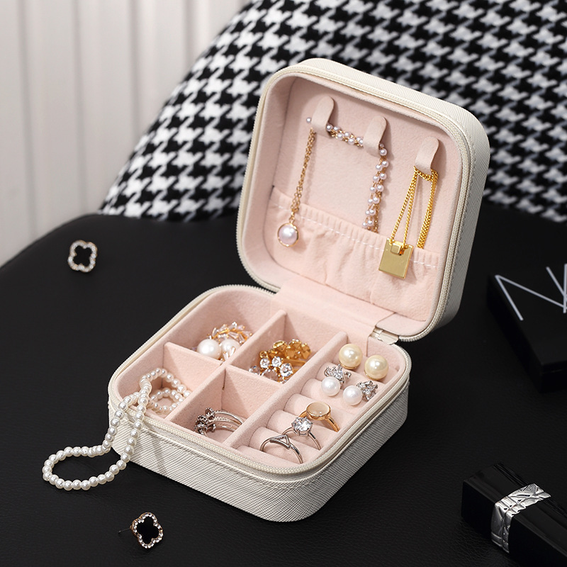 Portable Jewelry Box Ins Ring Box Earrings Necklace Ear Stud Ornament Storage Box Jewelry Box Shein Amazon
