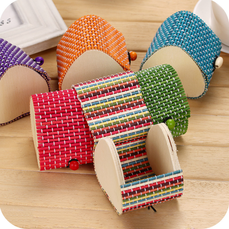 Simple Large Capacity Creative Bamboo Curtain Wooden Jewelry Box Ring Box Small Jewelry Box Storage Box Stud Earrings Box Jewelry Box Simple Large Capacity Creative Bamboo Curtain Wooden Jewelry Box Ring Box Small Jewelry Box Storage Box Stud Earrings Box Jewelry Box