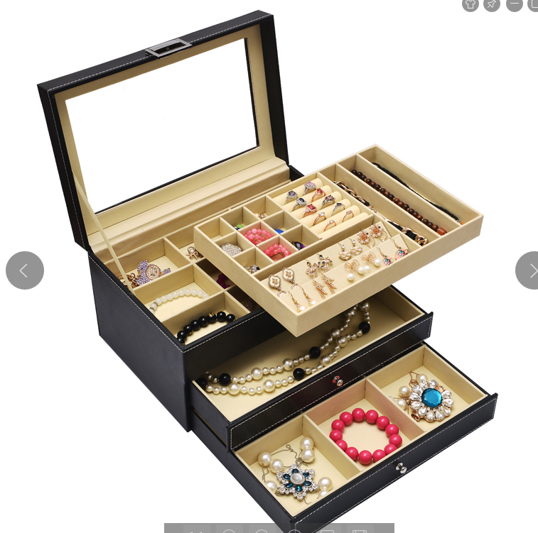 Jewelry Box Ornament Storage Box Stud Earrings Box Necklace Box Ring Box Jewelry Box