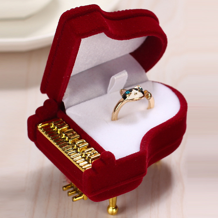 Necklace Box Jewelry Box Flocking Jewelry Box Ring Jewelry Box Jewelry Gift Box Manufacturer Ring Box