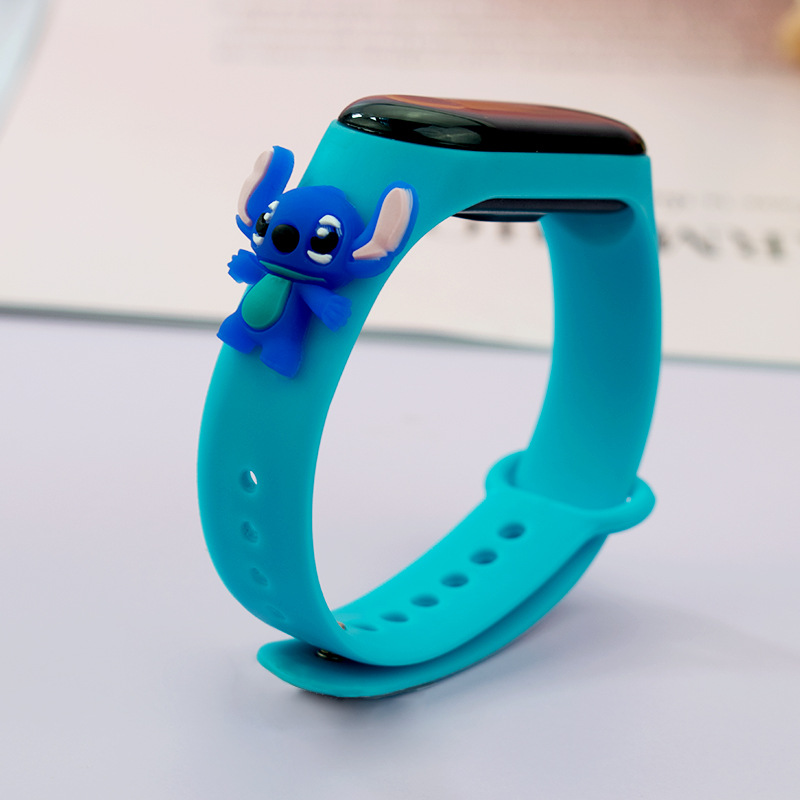 Children's Doll Watch Luminous Touch Bracelet Primary and Secondary School Students Waterproof Cartoon LED Electronic Watch Children's Doll Watch Luminous Touch Bracelet Primary and Secondary School Students Waterproof Cartoon LED Electronic Watch