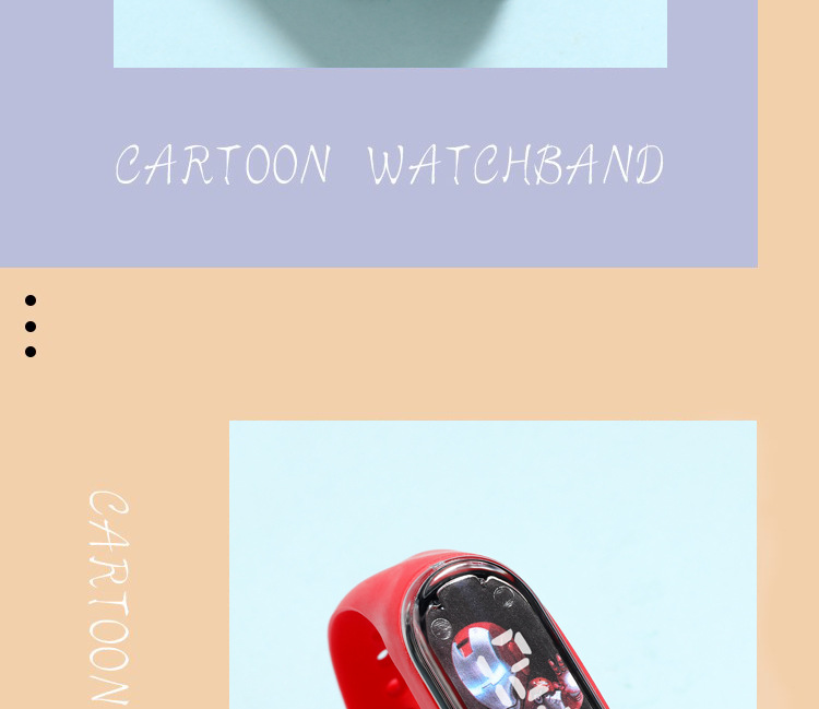 Cartoon Cartoon Luminous Bracelet & Watch Men & Women Trendy Touch Primary and Secondary School Children Sports Waterproof LED Watch Cartoon Cartoon Luminous Bracelet & Watch Men & Women Trendy Touch Primary and Secondary School Children Sports Waterproof LED Watch