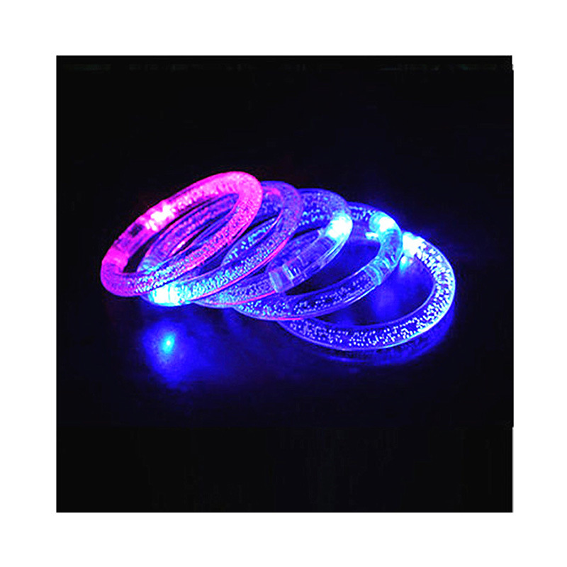 Luminous Toy Acrylic Bracelet LED Flash Bracelet Bracelet Wholesale Night Market Stall Supply Little Creative Gifts