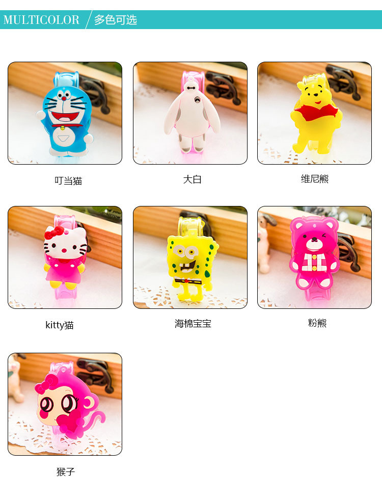 Children's Luminous Toys Cute Cartoon Silicone Bracelet LED Flash Wrist Strap Night Market Boutique Hot Supply Children's Luminous Toys Cute Cartoon Silicone Bracelet LED Flash Wrist Strap Night Market Boutique Hot Supply