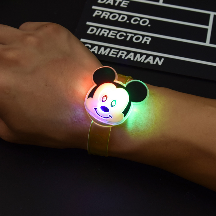 Luminous Bracelet Wristband Flash Children's Watch Band Fluorescent Bracelet Kindergarten Small Gift Stall Supply Wholesale Luminous Bracelet Wristband Flash Children's Watch Band Fluorescent Bracelet Kindergarten Small Gift Stall Supply Wholesale