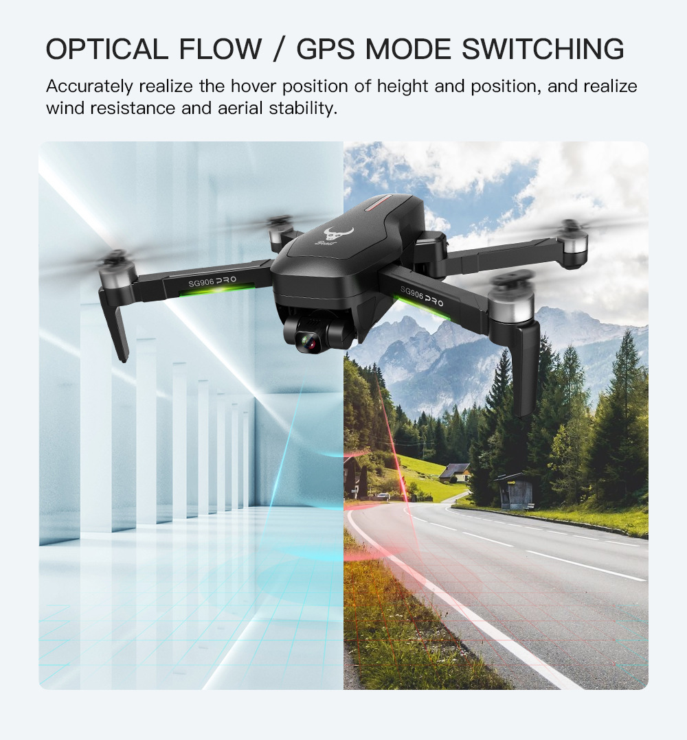 ZLL Sg906pro Two-Axis Mechanical Self-Stabilizing PTZ 4K HD GPS Folding Brushless Motor Four-Axis Aircraft