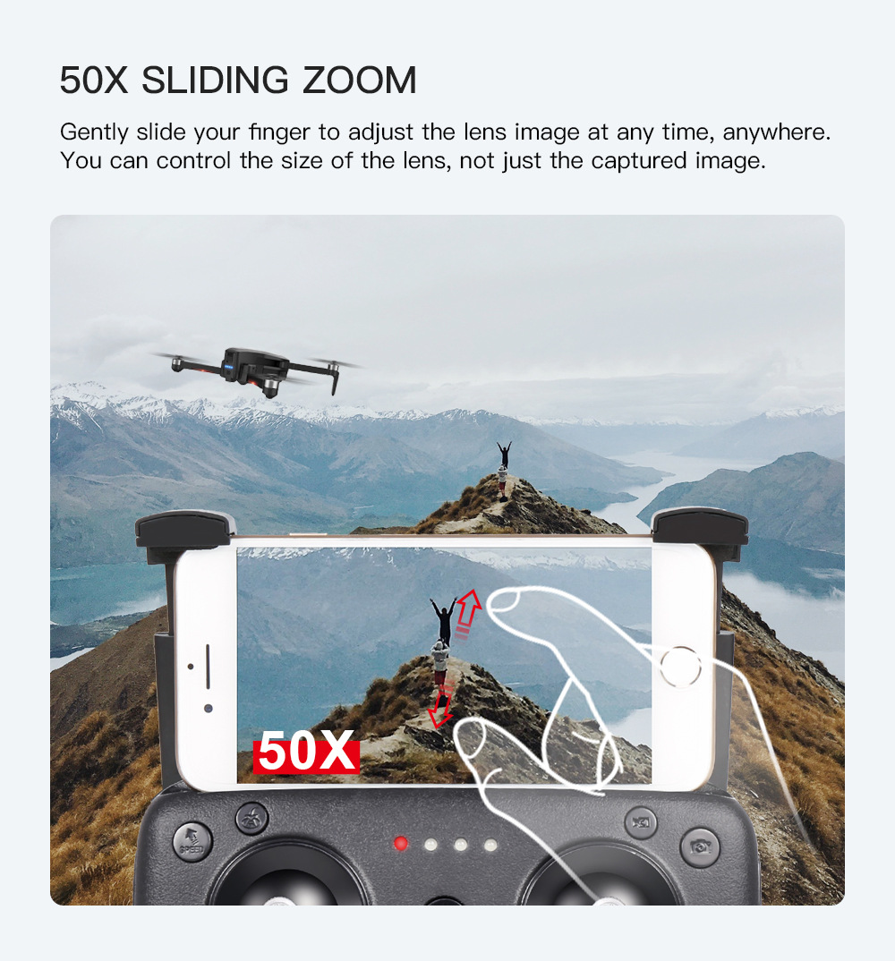 ZLL Sg906pro Two-Axis Mechanical Self-Stabilizing PTZ 4K HD GPS Folding Brushless Motor Four-Axis Aircraft