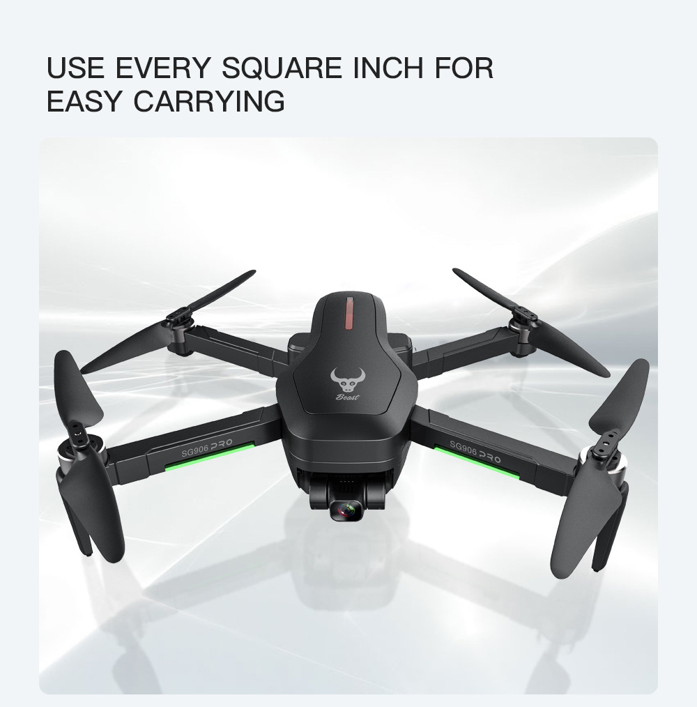ZLL Sg906pro Two-Axis Mechanical Self-Stabilizing PTZ 4K HD GPS Folding Brushless Motor Four-Axis Aircraft