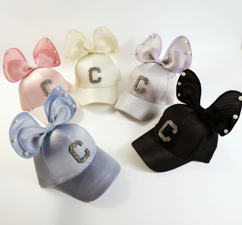 Women&#039;s casual trucker hip hop hat girl sun hat baby breatha