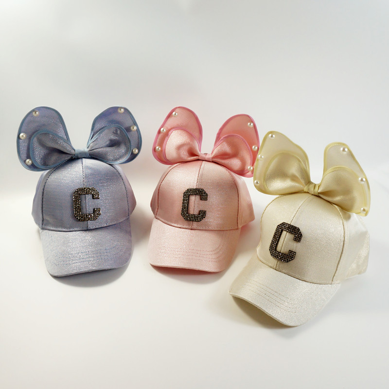 Women&#039;s casual trucker hip hop hat girl sun hat baby breatha