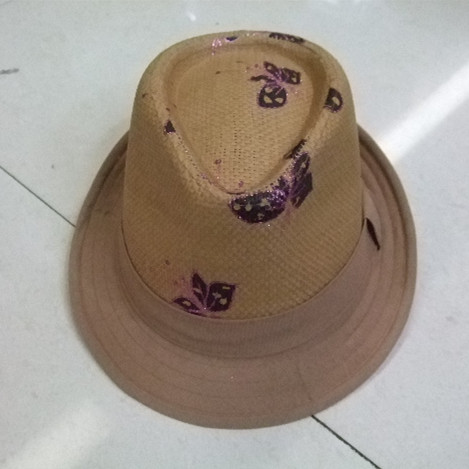 Butterfly Papyrus stereotypical hat of papyrus printing hot stamping stitching Hat Butterfly Papyrus stereotypical hat of papyrus printing hot stamping stitching Hat