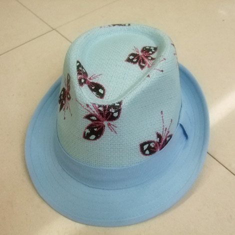 Butterfly Papyrus stereotypical hat of papyrus printing hot stamping stitching Hat Butterfly Papyrus stereotypical hat of papyrus printing hot stamping stitching Hat