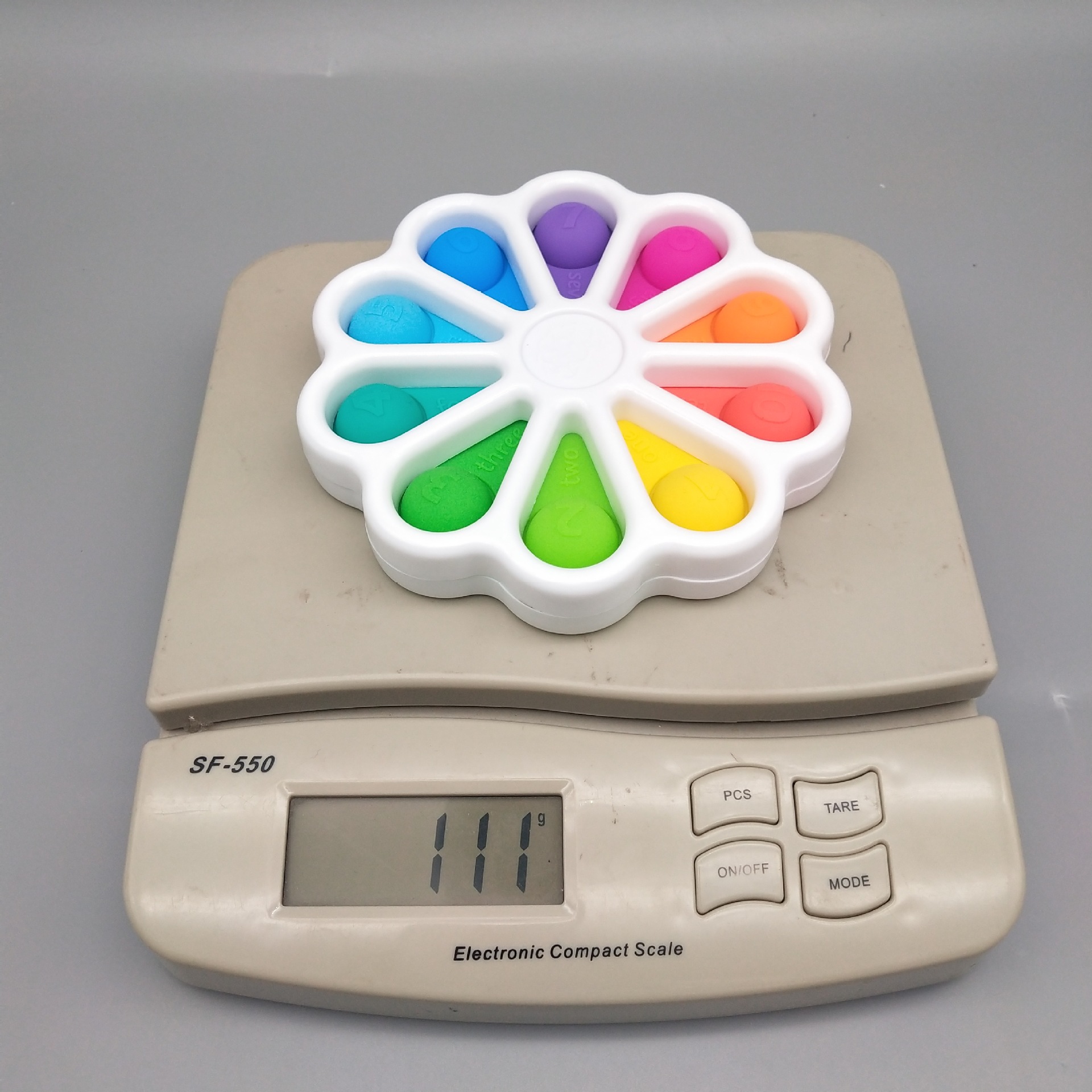 Fat Brain Infant Hand Grip Press Practice Board Bubble Music Finger Fine Motor Training Deratization Toy