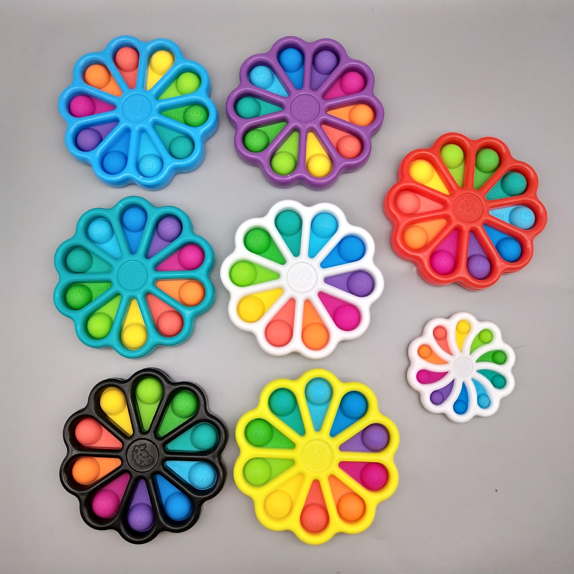 Fat Brain Infant Hand Grip Press Practice Board Bubble Music Finger Fine Motor Training Deratization Toy
