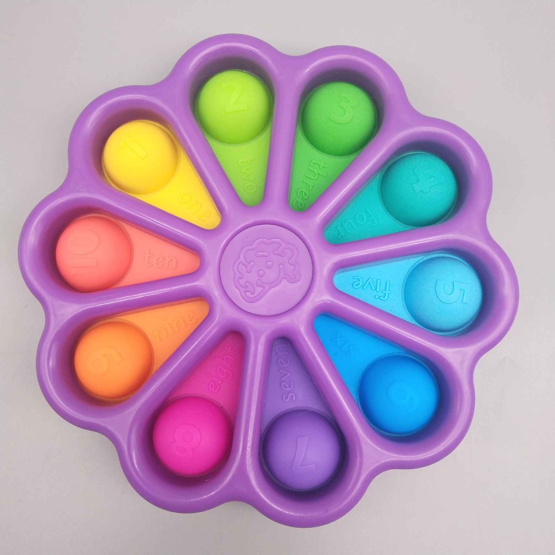 Fat Brain Infant Hand Grip Press Practice Board Bubble Music Finger Fine Motor Training Deratization Toy