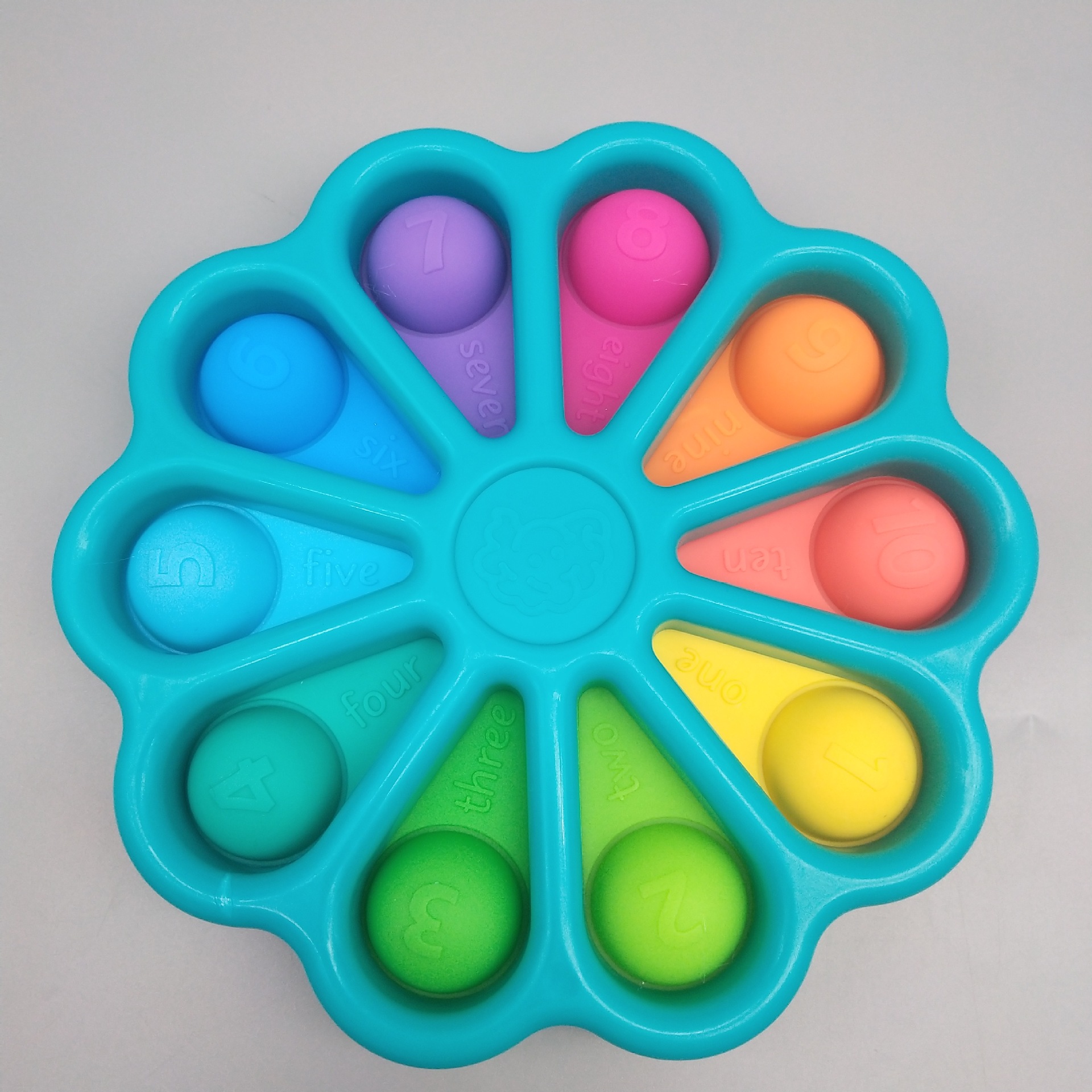 Fat Brain Infant Hand Grip Press Practice Board Bubble Music Finger Fine Motor Training Deratization Toy