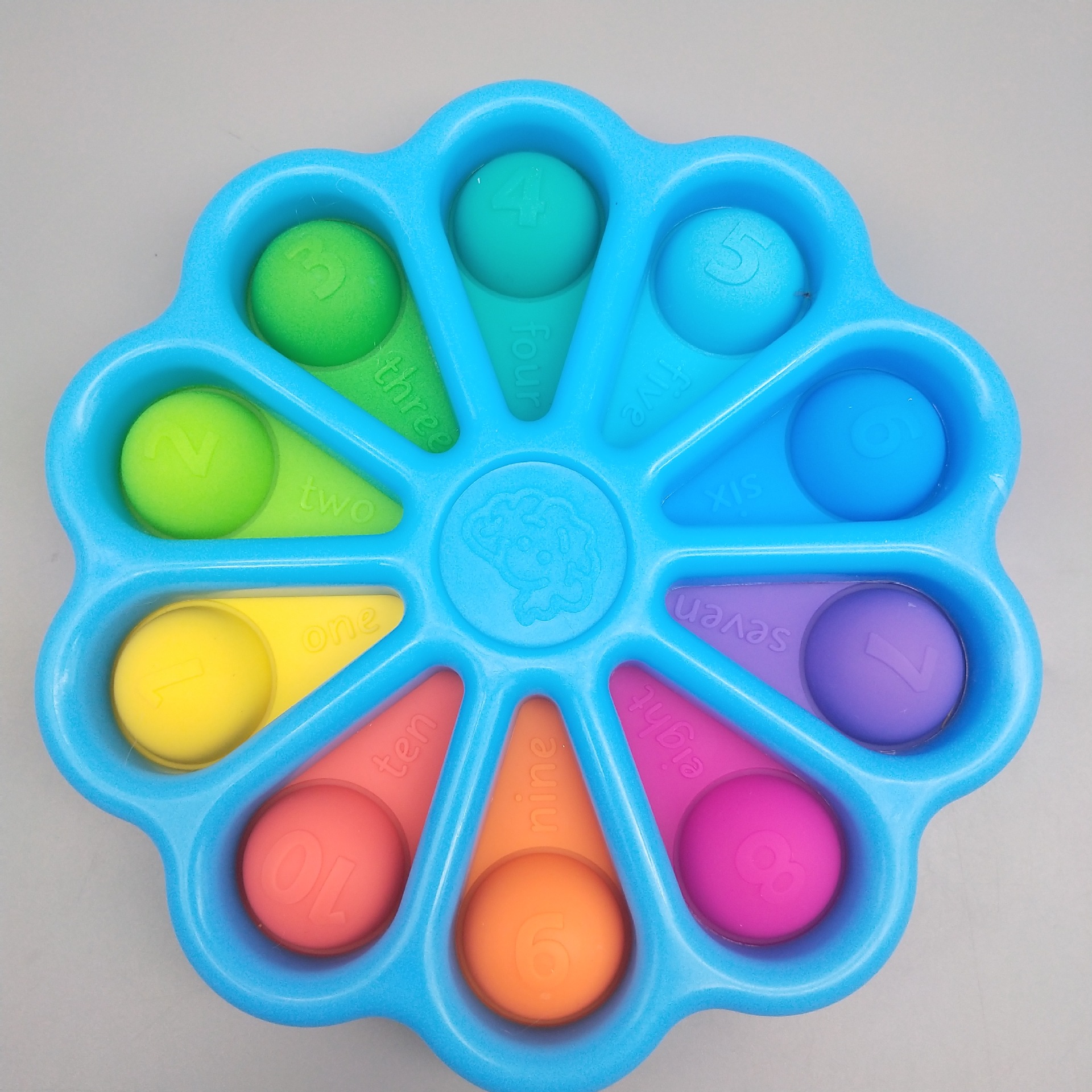 Fat Brain Infant Hand Grip Press Practice Board Bubble Music Finger Fine Motor Training Deratization Toy