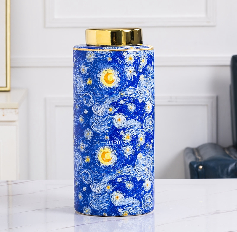 Factory Direct Ceramic Crafts Light Luxury Star Moon Decoration Handmade Horse High Temperature Vase Candy Box Factory Direct Ceramic Crafts Light Luxury Star Moon Decoration Handmade Horse High Temperature Vase Candy Box