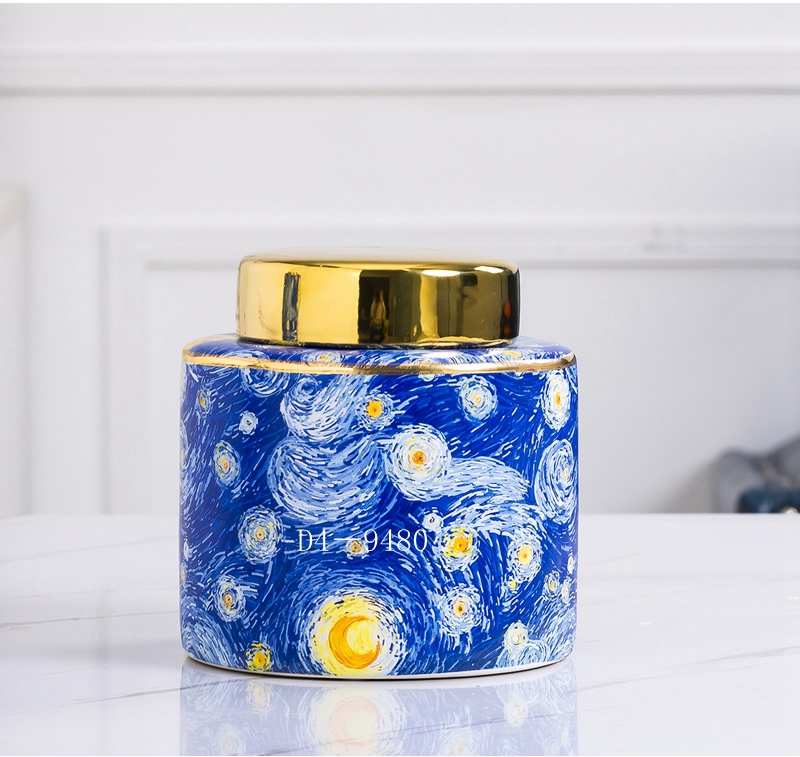 Factory Direct Ceramic Crafts Light Luxury Star Moon Decoration Handmade Horse High Temperature Vase Candy Box Factory Direct Ceramic Crafts Light Luxury Star Moon Decoration Handmade Horse High Temperature Vase Candy Box