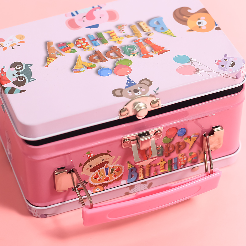 Baby full moon candy box creative European full moon hi candy box tinplate creative handbag sugar box new