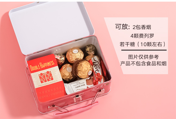Baby full moon candy box creative European full moon hi candy box tinplate creative handbag sugar box new Baby full moon candy box creative European full moon hi candy box tinplate creative handbag sugar box new