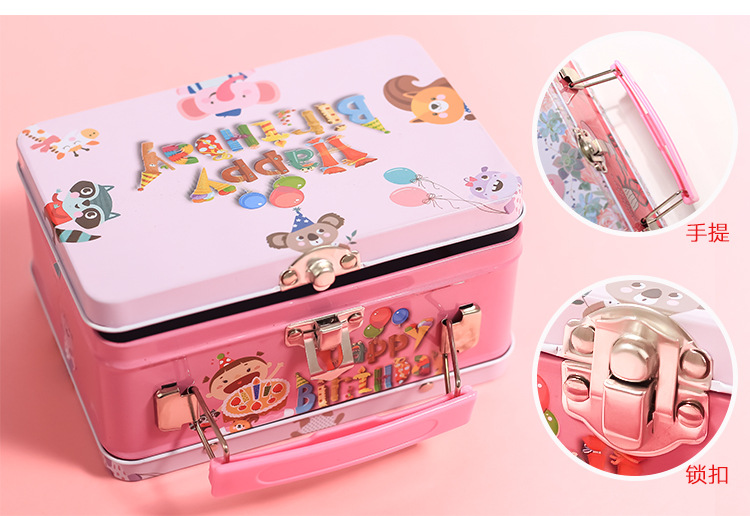 Baby full moon candy box creative European full moon hi candy box tinplate creative handbag sugar box new Baby full moon candy box creative European full moon hi candy box tinplate creative handbag sugar box new