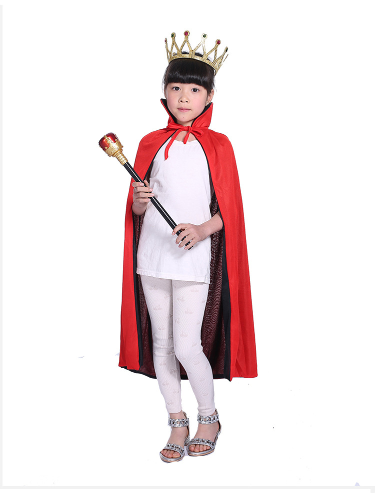 Cross-border Halloween party costumes for children five-star cape cape witch hat set cape Korea Cross-border Halloween party costumes for children five-star cape cape witch hat set cape Korea