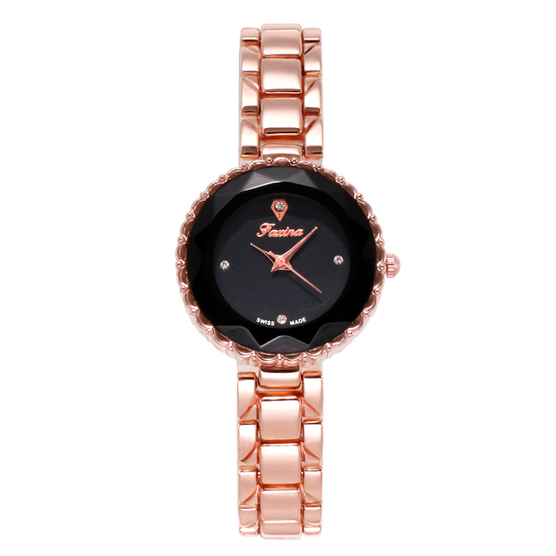 Faisina Waterproof Quartz Watch Swan Watch Women&#039;s Fashion Five-Piece Suit Tik Tok Live Stream Popular Women&#039;s Watch
