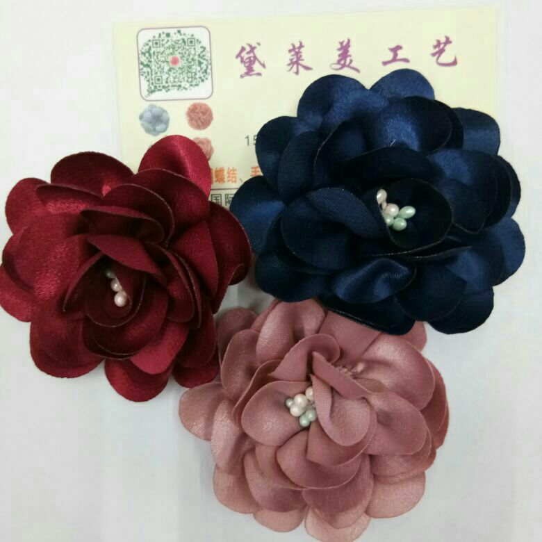 Hat Flower Shoe Ornament Cloth Flowers Corsage Korean Style Flower Handmade Flowers Bow Hat Flower Shoe Ornament Cloth Flowers Corsage Korean Style Flower Handmade Flowers Bow