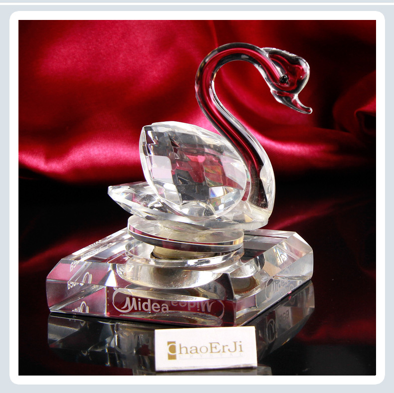 Factory direct selling custom crystal animal decoration swan shape birthday gift creative girl gift custom Factory direct selling custom crystal animal decoration swan shape birthday gift creative girl gift custom