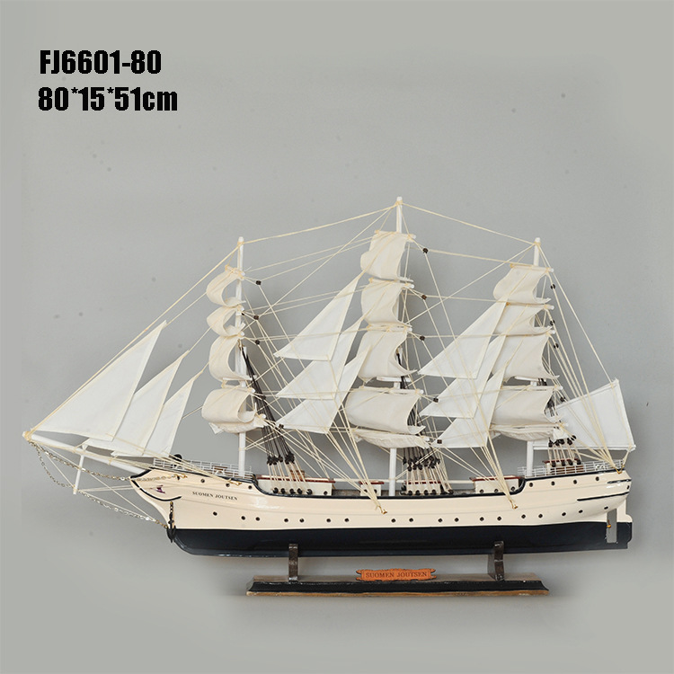 A White Swan, sailboat demographic, purely handmade creative Home Town Joe Gift FJ6601-80