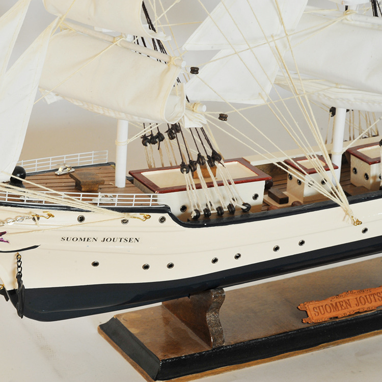 A White Swan, sailboat demographic, purely handmade creative Home Town Joe Gift FJ6601-80
