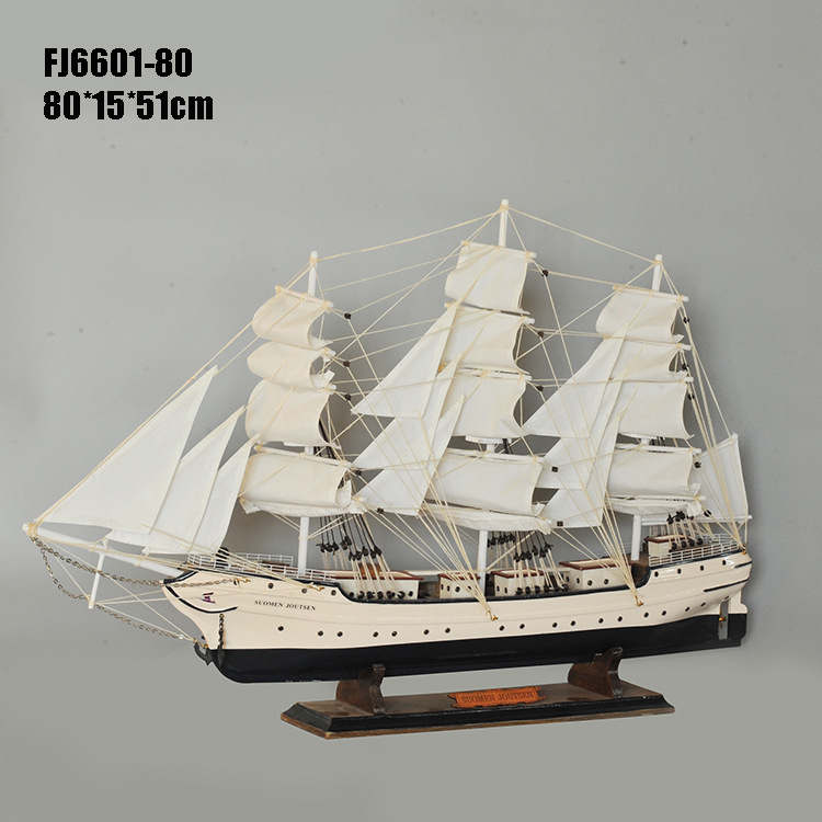 A White Swan, sailboat demographic, purely handmade creative Home Town Joe Gift FJ6601-80