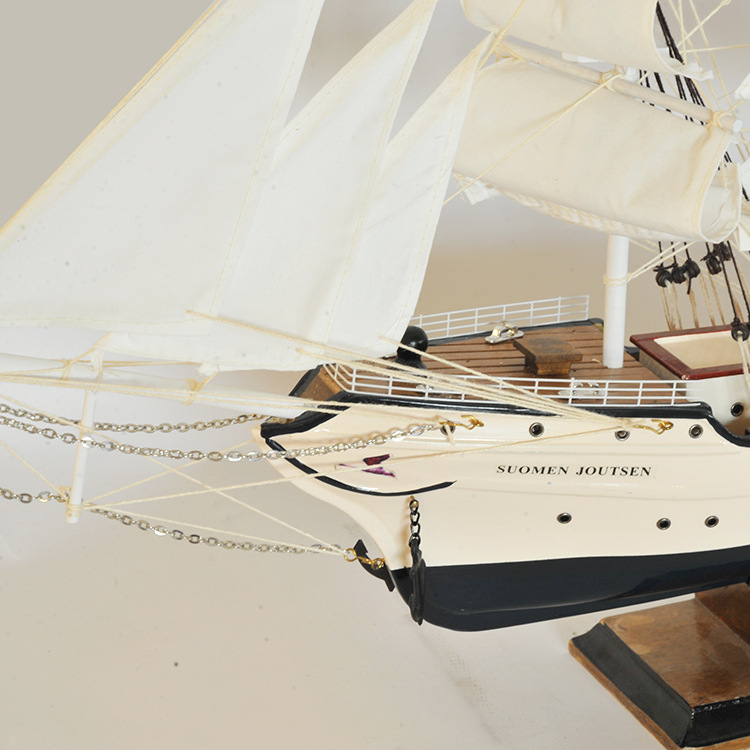 A White Swan, sailboat demographic, purely handmade creative Home Town Joe Gift FJ6601-80