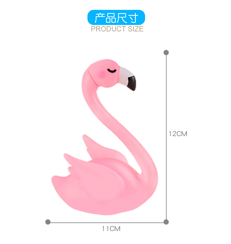 Vinyl Flamingo Birthday Cake Decoration Baking Decoration Swan Flamingo with Light Cartoon Ornaments Vinyl Flamingo Birthday Cake Decoration Baking Decoration Swan Flamingo with Light Cartoon Ornaments