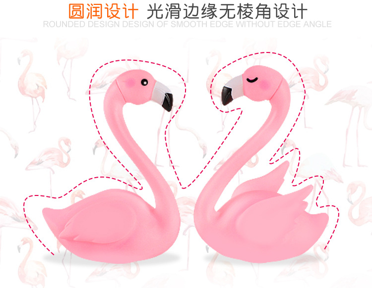 Vinyl Flamingo Birthday Cake Decoration Baking Decoration Swan Flamingo with Light Cartoon Ornaments Vinyl Flamingo Birthday Cake Decoration Baking Decoration Swan Flamingo with Light Cartoon Ornaments