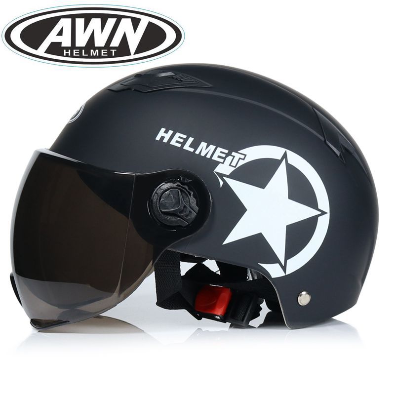 Awn FOMA Helmet Harley Summer Men&#039;s and Women&#039;s Helmet Electric Bicycle Helmet Battery Car Factory Direct Supply One Piece Dropshipping