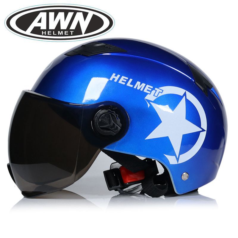 Awn FOMA Helmet Harley Summer Men&#039;s and Women&#039;s Helmet Electric Bicycle Helmet Battery Car Factory Direct Supply One Piece Dropshipping