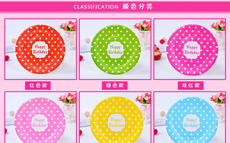 Birthday Party Supplies 7-Inch 9-Inch Polka Dot Paper Pallet Korean Style Polka Dot Cake Plate Party Disposable Barbecue Plate Birthday Party Supplies 7-Inch 9-Inch Polka Dot Paper Pallet Korean Style Polka Dot Cake Plate Party Disposable Barbecue Plate