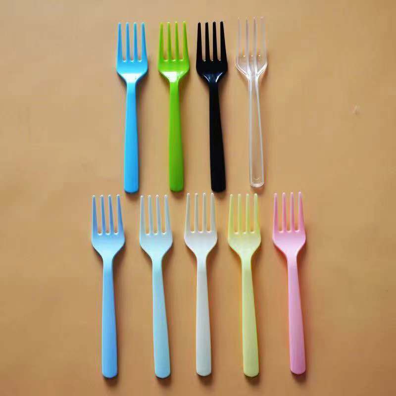 Environmental Protection Birthday Paper Plate for Cake Three-in-One Set Disposable Dish Spork Package Cutlery Tray Dishware