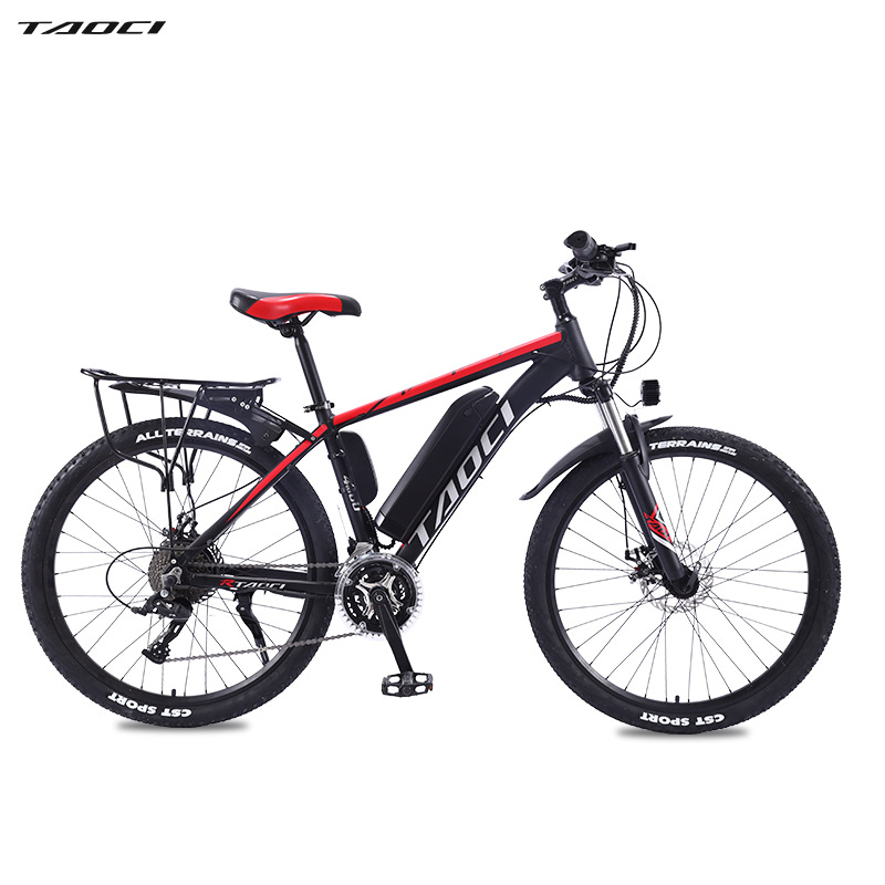 Factory Direct Sales 26-Inch Electric Bicycle Lithium Battery Helps Mountain Bike off-Road Adults Geared Bicycle One Piece Dropshipping