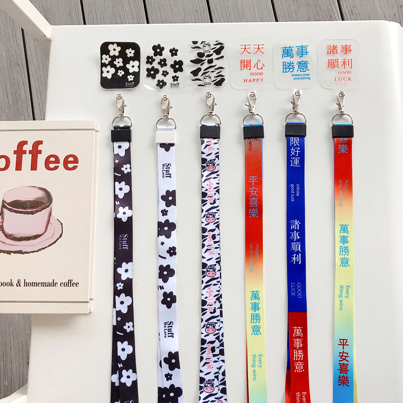 Phone Shell Stickers Lanyard Avoid Cutting into the Neck Anti-Lost Wide Version Mobile Phone Lanyard Ins Style Cartoon Wrist Strap Mobile Phone Case Rope Phone Shell Stickers Lanyard Avoid Cutting into the Neck Anti-Lost Wide Version Mobile Phone Lanyard Ins Style Cartoon Wrist Strap Mobile Phone Case Rope